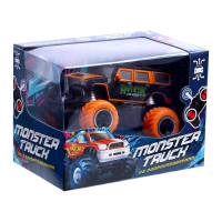 Джип радиоуправляемый «Граффити», работает от батареек, цвет оранжевый Джип радиоуправляемый «Граффити», работает от батареек, цвет оранжевый