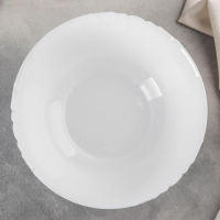 Салатник стеклокерамический Cadix, 2,7 л, d=24 см, цвет белый Салатник стеклокерамический Cadix, 2,7 л, d=24 см, цвет белый