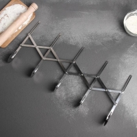 Тесторезка растяжимая Доляна, 5 дисков, 24,5×5 см Тесторезка растяжимая Доляна, 5 дисков, 24,5×5 см