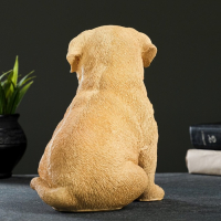 Садовая фигура "Щенок лабрадора" 17х12х20см Садовая фигура "Щенок лабрадора" 17х12х20см