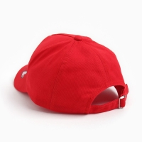 Бейсболка для девочки, цвет красный, размер 52-54 Бейсболка для девочки, цвет красный, размер 52-54