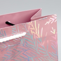 Пакет голографический &laquo;Игрушки&raquo;, M 26 х 30 х 9 см, Новый год