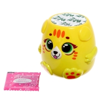 Набор для опытов &laquo;Котики. Выращиваем травку&raquo;, жёлтый горшочек