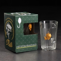 Стакан "Непробиваемый", граненый, с рыбкой, 200 мл Стакан "Непробиваемый", граненый, с рыбкой, 200 мл