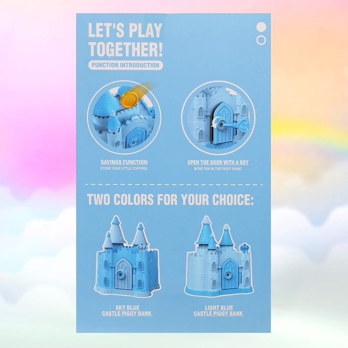 Замок-копилка &laquo;Ледяное царство&raquo;, цвет МИКС