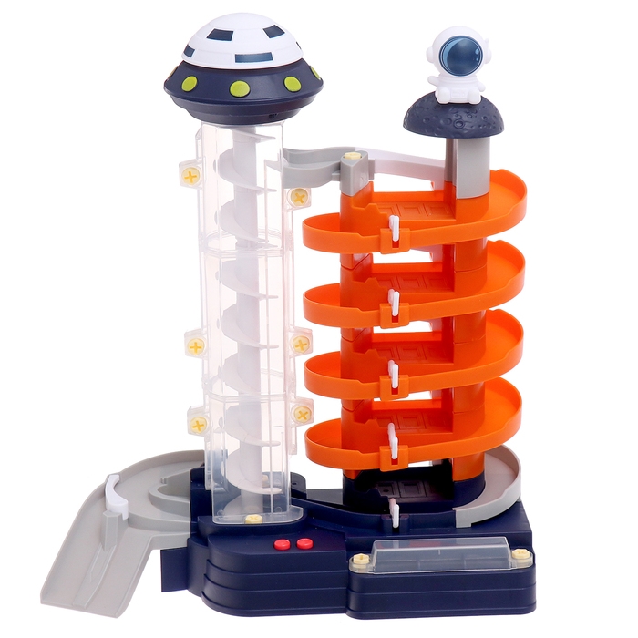 Автотрек «Космо-Парк», с лифтом, 5 машинок, работает от батареек Автотрек «Космо-Парк», с лифтом, 5 машинок, работает от батареек