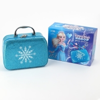 Набор детской косметики в чемодане &laquo;Сказка&raquo;, тени, блески для губ, глиттер, лаки для ногтей, наклейки, пилочка, кисти, косметичка, корона