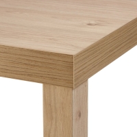 Стол журнальный ЛАКК, 550х550х440, Дуб светлый