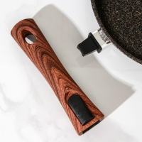 Сковорода Granit ultra, d=22 см, съёмная ручка, антипригарное покрытие, цвет чёрный, ручки МИКС Сковорода Granit ultra, d=22 см, съёмная ручка, антипригарное покрытие, цвет чёрный, ручки МИКС