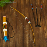 Сувенирный набор "Лук и 3 стрелы" 75х12х5 см Сувенирный набор "Лук и 3 стрелы" 75х12х5 см