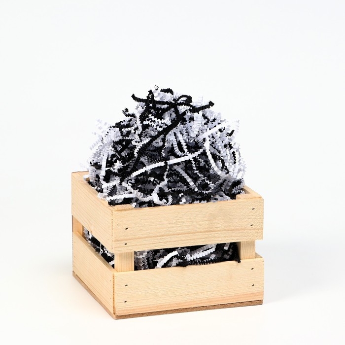 Наполнитель бумажный &laquo;Инь Янь&raquo;, микс, бело-черный, 100 г