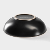 Миска керамическая Доляна «Ваниль», 700 мл, d=18 см, цвет чёрный Миска керамическая Доляна «Ваниль», 700 мл, d=18 см, цвет чёрный