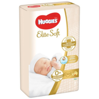Подгузники "Huggies" Elite Soft 0+ до 3.5 кг, 50 шт Подгузники "Huggies" Elite Soft 0+ до 3.5 кг, 50 шт