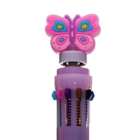 Ручка шариковая автоматическая 10-ти цветная, "Бабочка-спиннер", МИКС Ручка шариковая автоматическая 10-ти цветная, "Бабочка-спиннер", МИКС