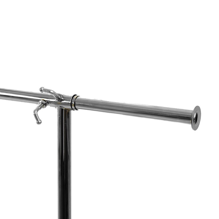 Вешало П-образное c двумя перекладинами 120-183&times;43&times;97-190 см, цвет чёрный