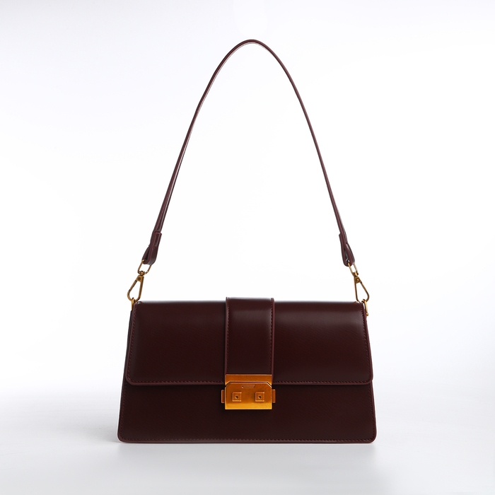 Сумка женская TEXTURA, средний размер, цвет тёмно-коричневый Сумка женская TEXTURA, средний размер, цвет тёмно-коричневый