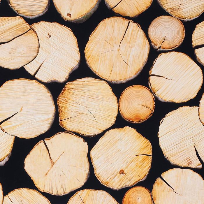 Кухонный фартук ПВХ "Бревна 215" 3000х600 мм