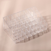 Органайзер для хранения маникюрных/косметических принадлежностей, 40 секций, 19 × 12 × 8 см, цвет прозрачный Органайзер для хранения маникюрных/косметических принадлежностей, 40 секций, 19 × 12 × 8 см, цвет прозрачный