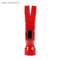 Молоток-гвоздодер ЛОМ, металлическая обрезиненная рукоятка, 680 г