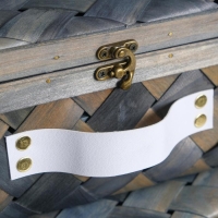 Чемоданы плетёные, 2 шт , с натуральным декором, 34.5 х 25 х 16 - 29 х 20 х 13.5 см Чемоданы плетёные, 2 шт , с натуральным декором, 34.5 х 25 х 16 - 29 х 20 х 13.5 см