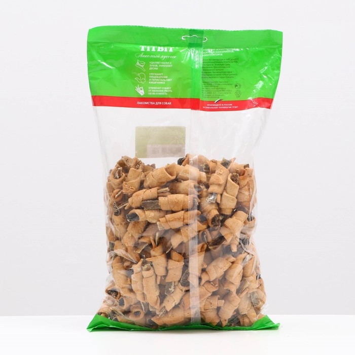 Лакомство TitBit Лакомство TitBit "Печенье Круассаны" для собак, с рубцом говяжьим, 1 кг