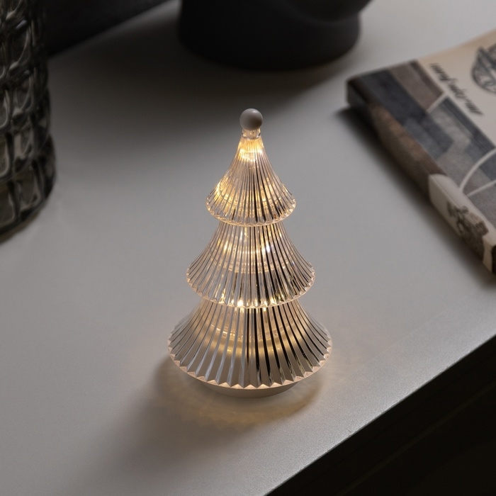 Фигура световая «Елочка» 14х8 см, от батареек 3хAG13 (в комплекте), свечение тёплое белое Фигура световая «Елочка» 14х8 см, от батареек 3хAG13 (в комплекте), свечение тёплое белое