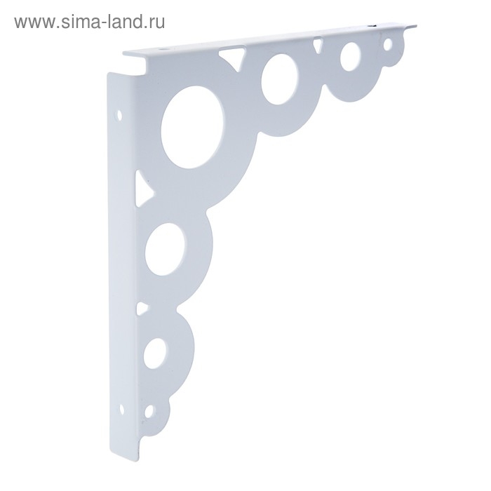 Кронштейн декоративный 182х182 мм, белый, 40 шт Кронштейн декоративный 182х182 мм, белый, 40 шт