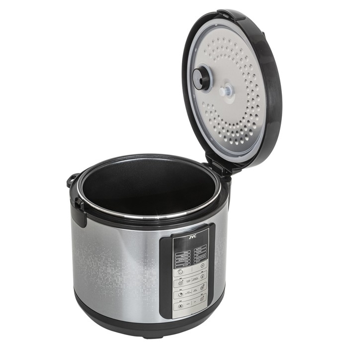 Мультиварка jvc JK-MC500, 860 Вт, 5 л, 11 программ, серебристо-чёрный Мультиварка jvc JK-MC500, 860 Вт, 5 л, 11 программ, серебристо-чёрный