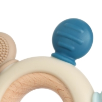 Прорезыватель силиконовый &laquo;Массажер&raquo;, цвет серый, фиолетовый, Mum&Baby