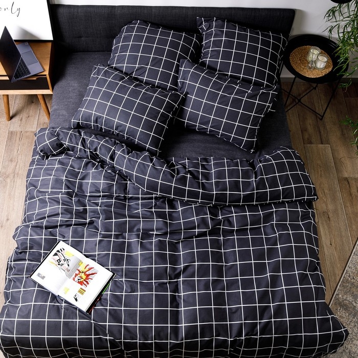 Постельное бельё Евро Ночь Нежна &laquo;Рэкс&raquo;, 200х215 см, 240х215 см, 70х70 см 2шт, поплин, хлопок, 110гр