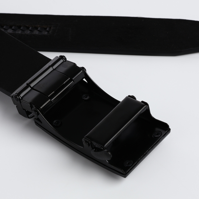 Ремень мужской, ширина 4 см, автомат, пряжка металл, цвет чёрный Ремень мужской, ширина 4 см, автомат, пряжка металл, цвет чёрный