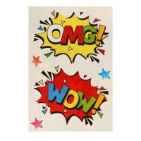 Набор для оформления "Веселые монстрики" 62,7х101 см Набор для оформления "Веселые монстрики" 62,7х101 см