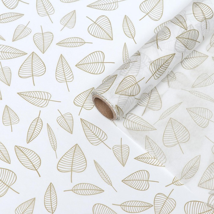 Бумага силиконизированная &laquo;Осень&raquo;, для выпечки, 0,38 х 5 м