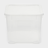 Ящик для хранения с крышкой «Кристалл XS Plus», 16 л, 38,9×27,5×21,5 см, цвет прозрачный Ящик для хранения с крышкой «Кристалл XS Plus», 16 л, 38,9×27,5×21,5 см, цвет прозрачный