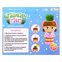 Набор для опытов «Весёлые прически, выращиваем травку», девочка Набор для опытов «Весёлые прически, выращиваем травку», девочка