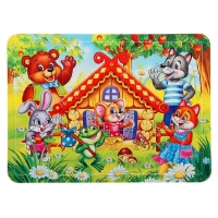 Макси-Пазл &laquo;Теремок&raquo;,12 элементов
