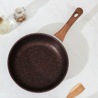 Сковорода Granit ultra red, d=26 см, пластиковая ручка, стеклянная крышка, антипригарное покрытие, цвет коричневый Сковорода Granit ultra red, d=26 см, пластиковая ручка, стеклянная крышка, антипригарное покрытие, цвет коричневый