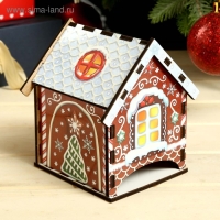 Чайный домик "Пряничный домик" 10,5х9,5х12 см Чайный домик "Пряничный домик" 10,5х9,5х12 см