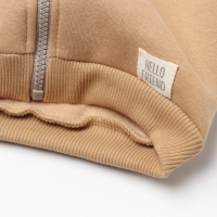 Костюм: толстовка и брюки Крошка Я Dino, рост 80-86, коричневый