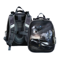 Рюкзак каркасный школьный 38 х 30 х 16 см, эргономичная спинка, Stavia "Авто", коричневый Рюкзак каркасный школьный 38 х 30 х 16 см, эргономичная спинка, Stavia "Авто", коричневый