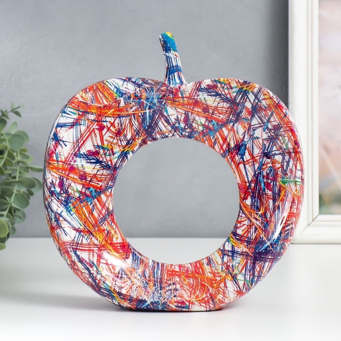 Сувенир полистоун Сувенир полистоун "Яблоко. Цветные карандаши" 6,5х25х26 см