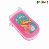 Музыкальный телефончик &laquo;Принцесса&raquo;, русская озвучка, световые эффекты, работает от батареек, МИКС