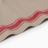 Новый год. Полотенце Этель "Полосы", цв. красный, 50х70 см, 100% хл