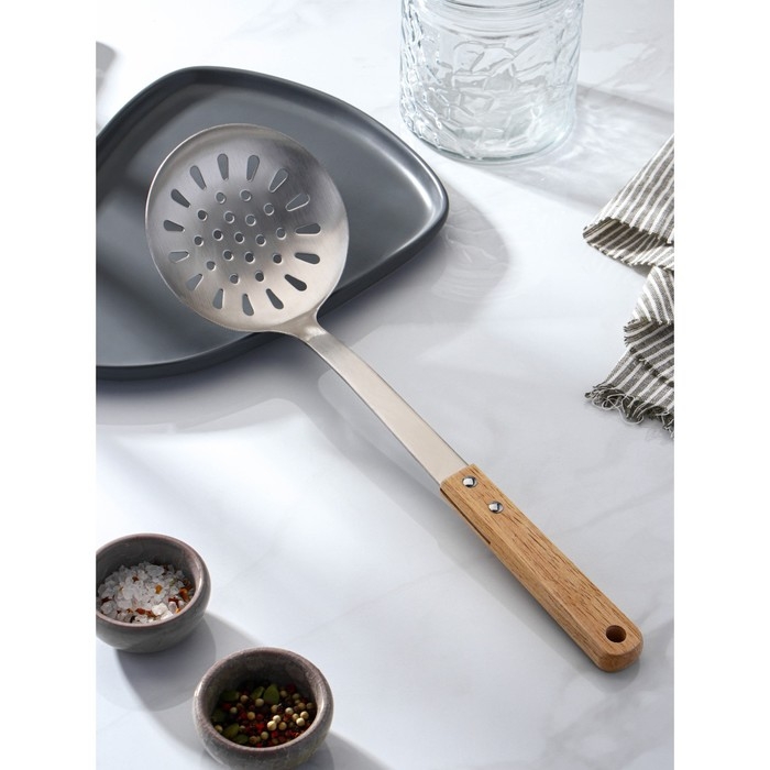 Шумовка из нержавеющей стали &laquo;Эко&raquo;, h=38,5 см