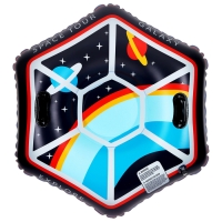 Тюбинг бескамерный надувной Winter Star, d=120 см Тюбинг бескамерный надувной Winter Star, d=120 см