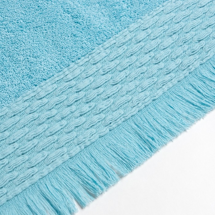 Полотенце махровое Love Life &laquo;Аморе&raquo; 70х140 см, голубой, 100% хл, 450 гр/м2