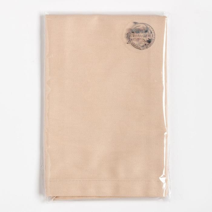 Салфетка столовая Этель 40*40 см, цв. бежевый, 100% хлопок, саржа, 250гр/м2 Салфетка столовая Этель 40*40 см, цв. бежевый, 100% хлопок, саржа, 250гр/м2