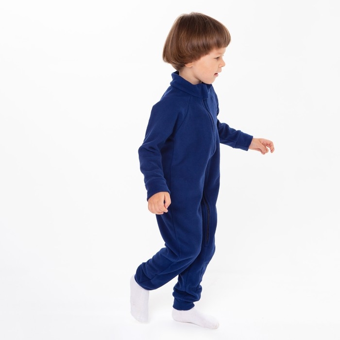 Комбинезон для мальчика, цвет тёмно-синий, рост 98-104 см