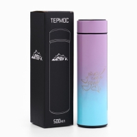 Термос, 500 мл, Basic "Мастер К", с ситечком, с датчиком температуры, сохраняет тепло 8 ч Термос, 500 мл, Basic "Мастер К", с ситечком, с датчиком температуры, сохраняет тепло 8 ч