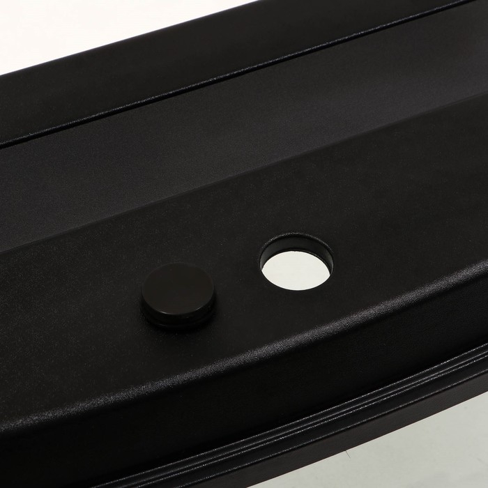 Аквариум Аквариум "Телевизор" с крышкой, 200 литров, 110 х 42 х 50/57 см, чёрный